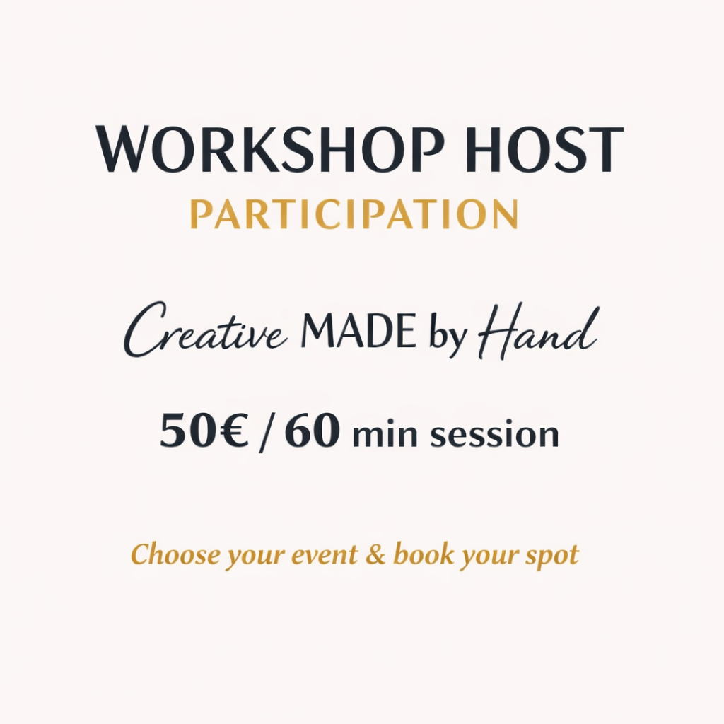 Workshop Host Participation | Creative MADE by Hand