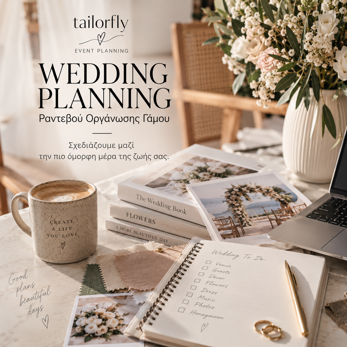 Tailorfly Event Planning | Οργάνωση Γάμου, Βάπτισης & Events