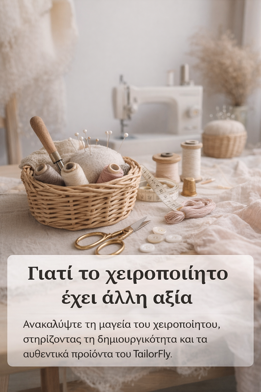 Γιατί το χειροποίητο έχει άλλη αξία: η ομορφιά πίσω από κάθε δημιουργία