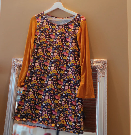 Φόρεμα "Blossom Hug" - Floral Cotton Jersey