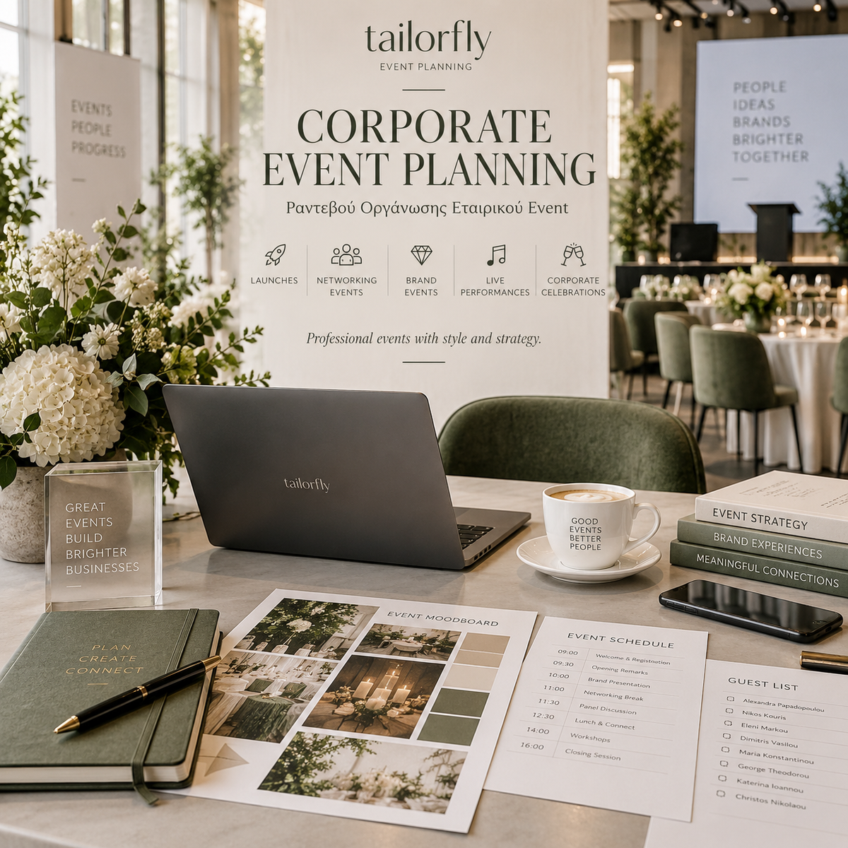 Ραντεβού Οργάνωσης Εταιρικού Event | Corporate Event Planning Meeting