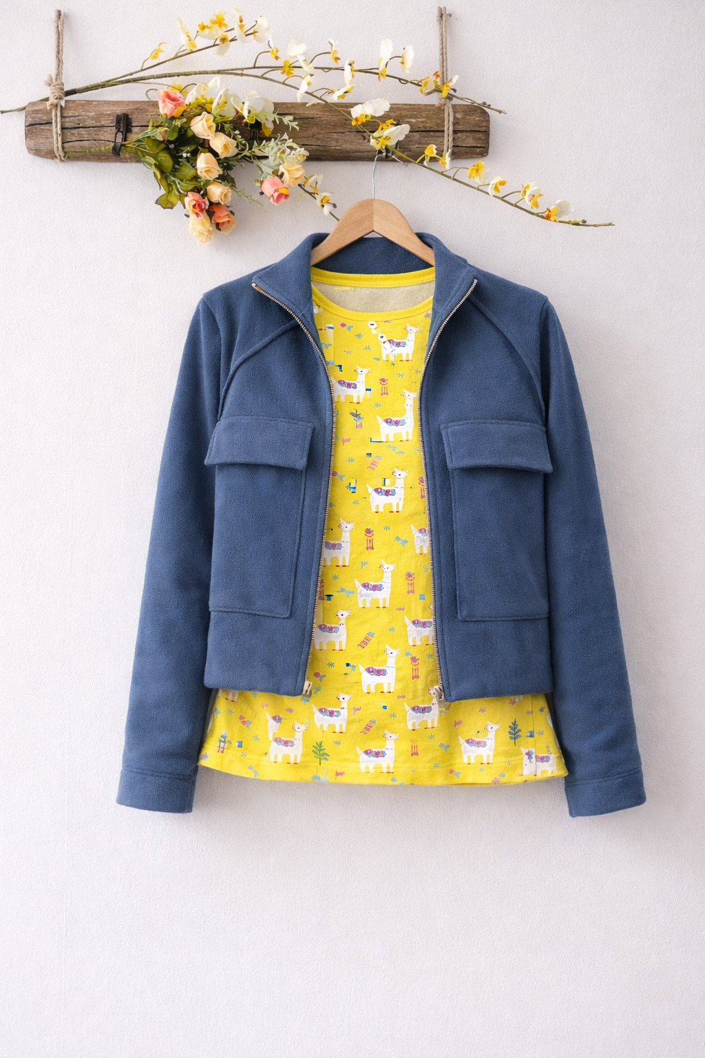 Blue Hug πανωφόρι