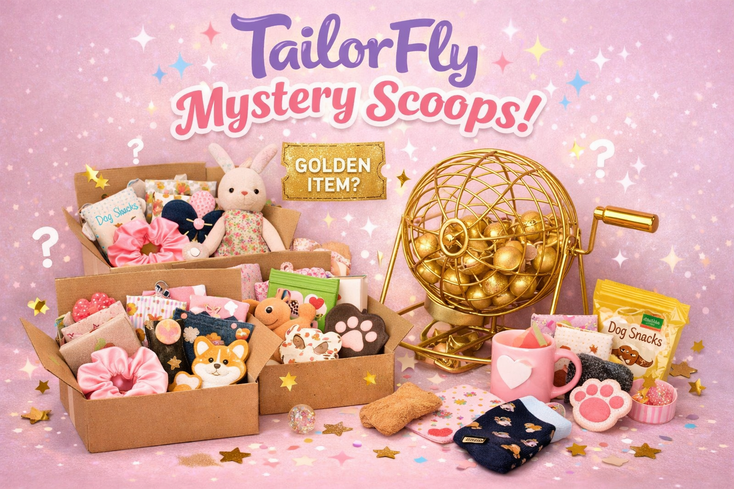 🥄 TAILORFLY SCOOPS – Handmade & Dog Lover Mystery Boxes