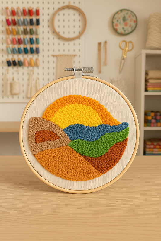 Punch Needle Workshop – Sunset Layers Edition