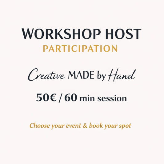 Workshop Host Participation | Creative MADE by Hand