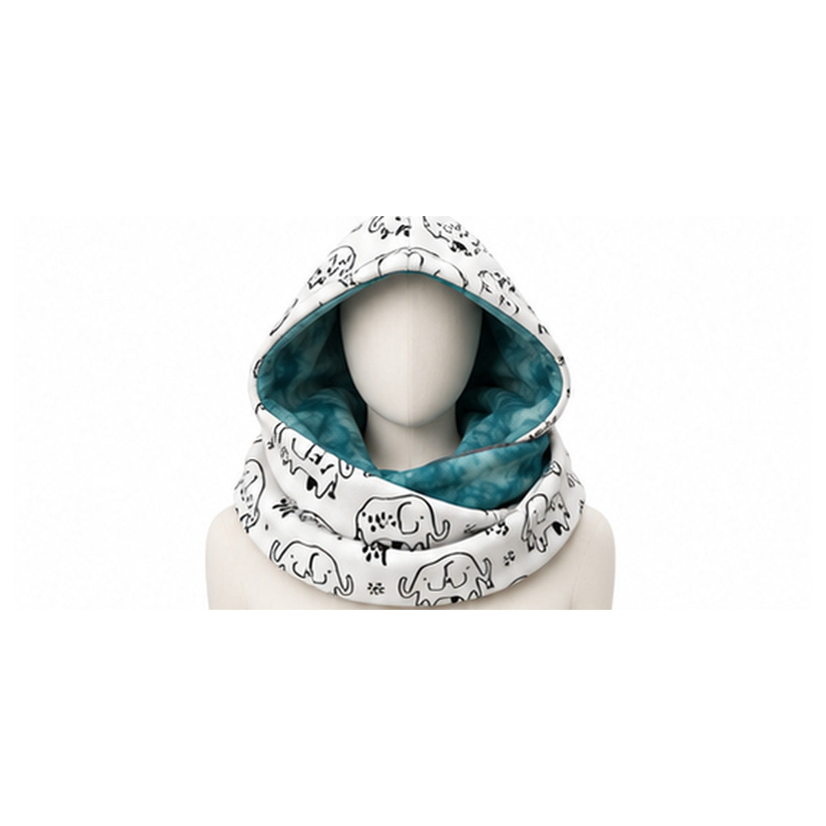 Snood με κουκούλα